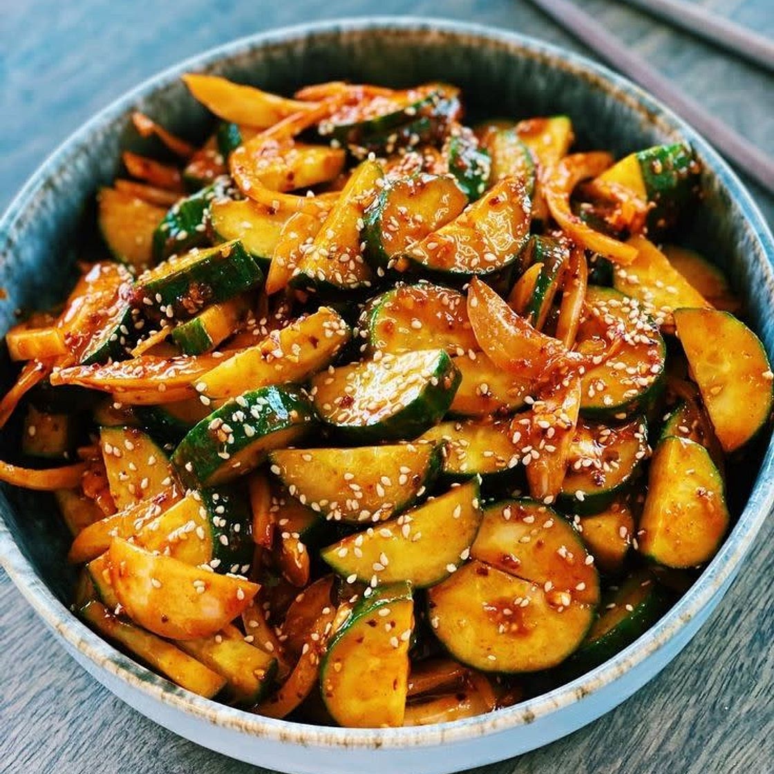 Korean Komkommer Salade 🥒