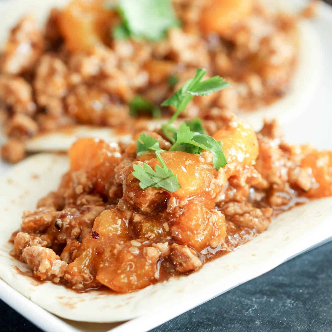 Orange Chicken Wraps