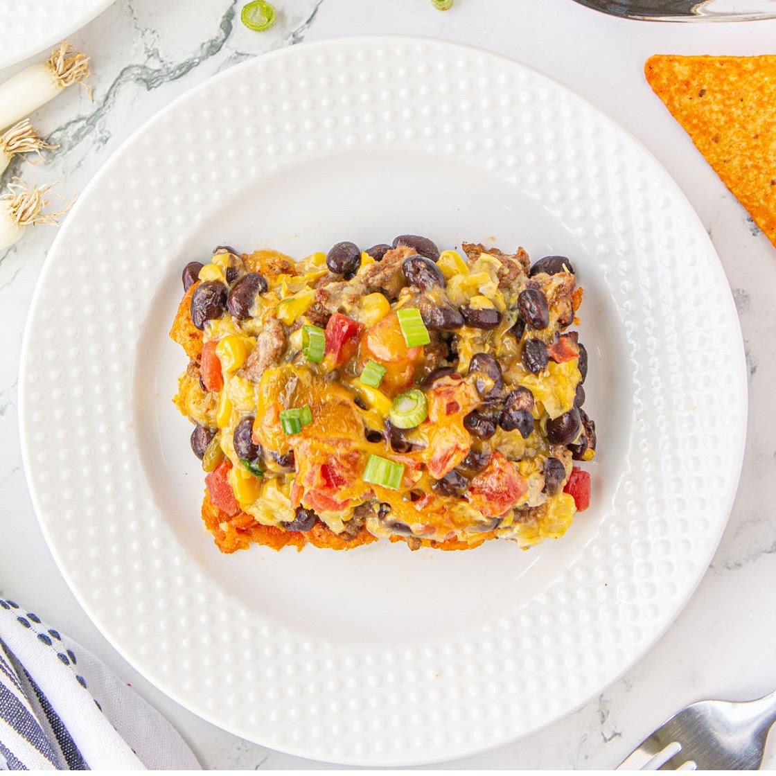 Ground Beef Dorito Casserole