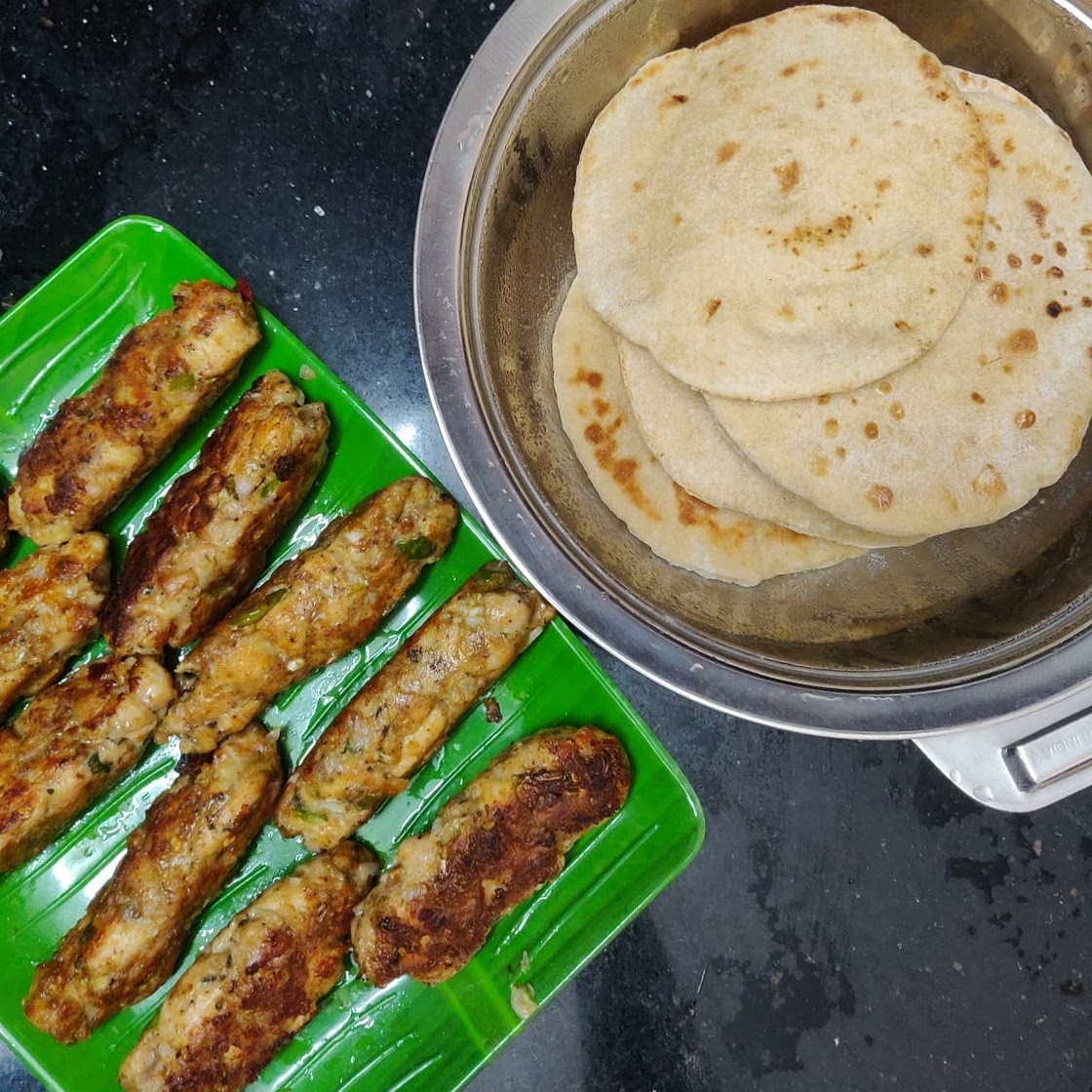 Chicken Cheddar Kabab