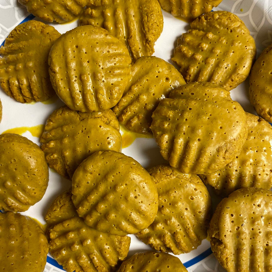 Pumpkin Dog Treat Cookies