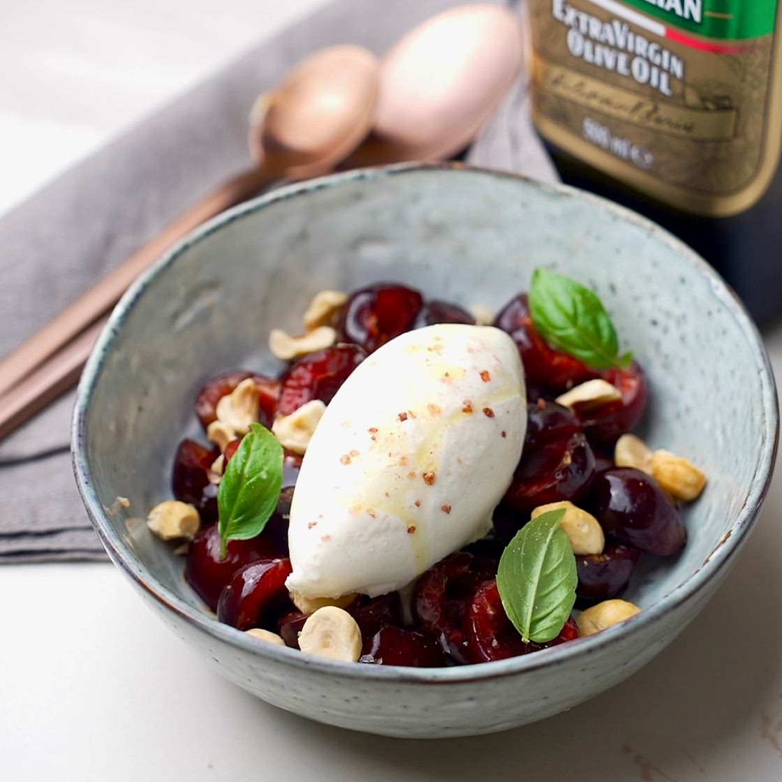 Olive oil gelato