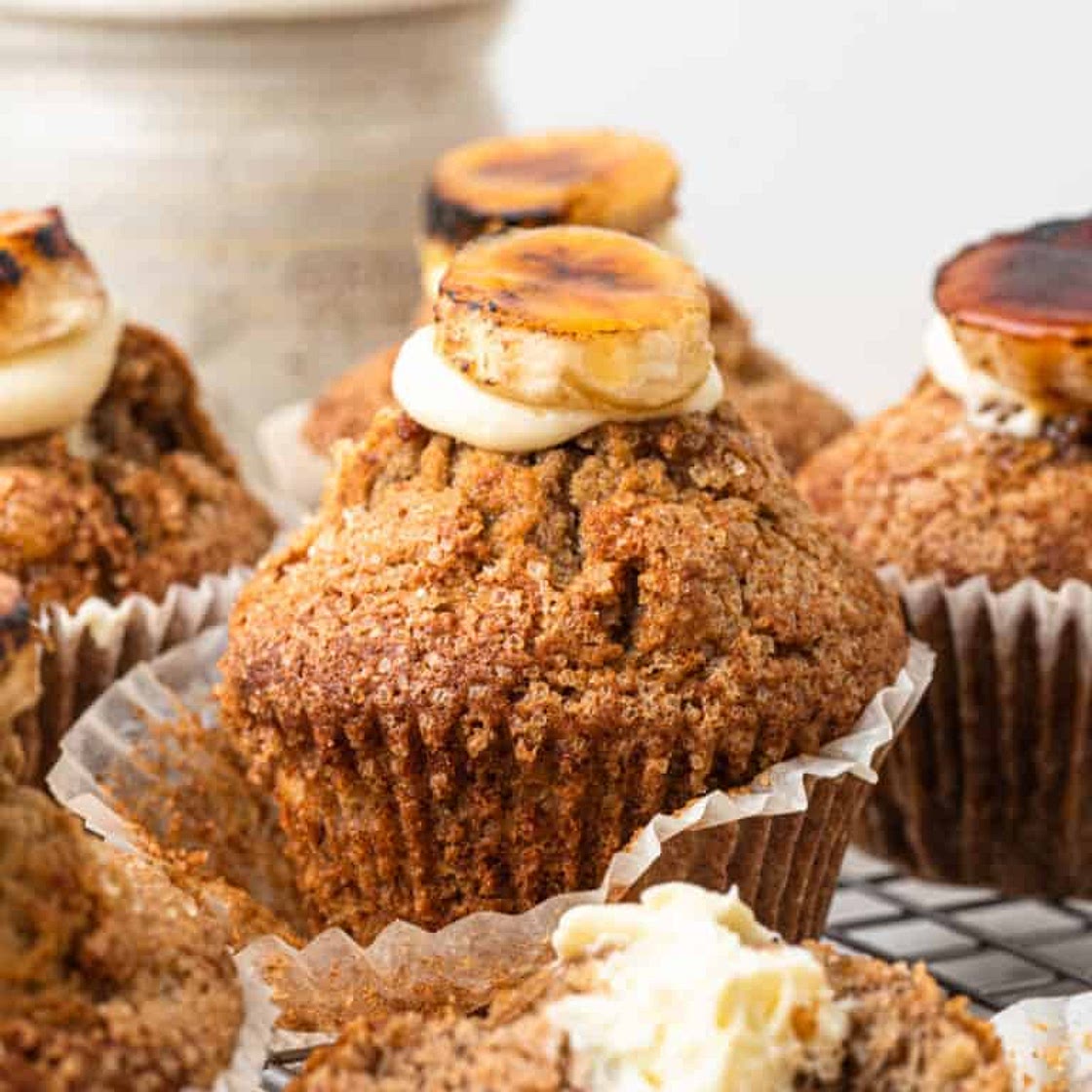 Muffins de Banana e Canela