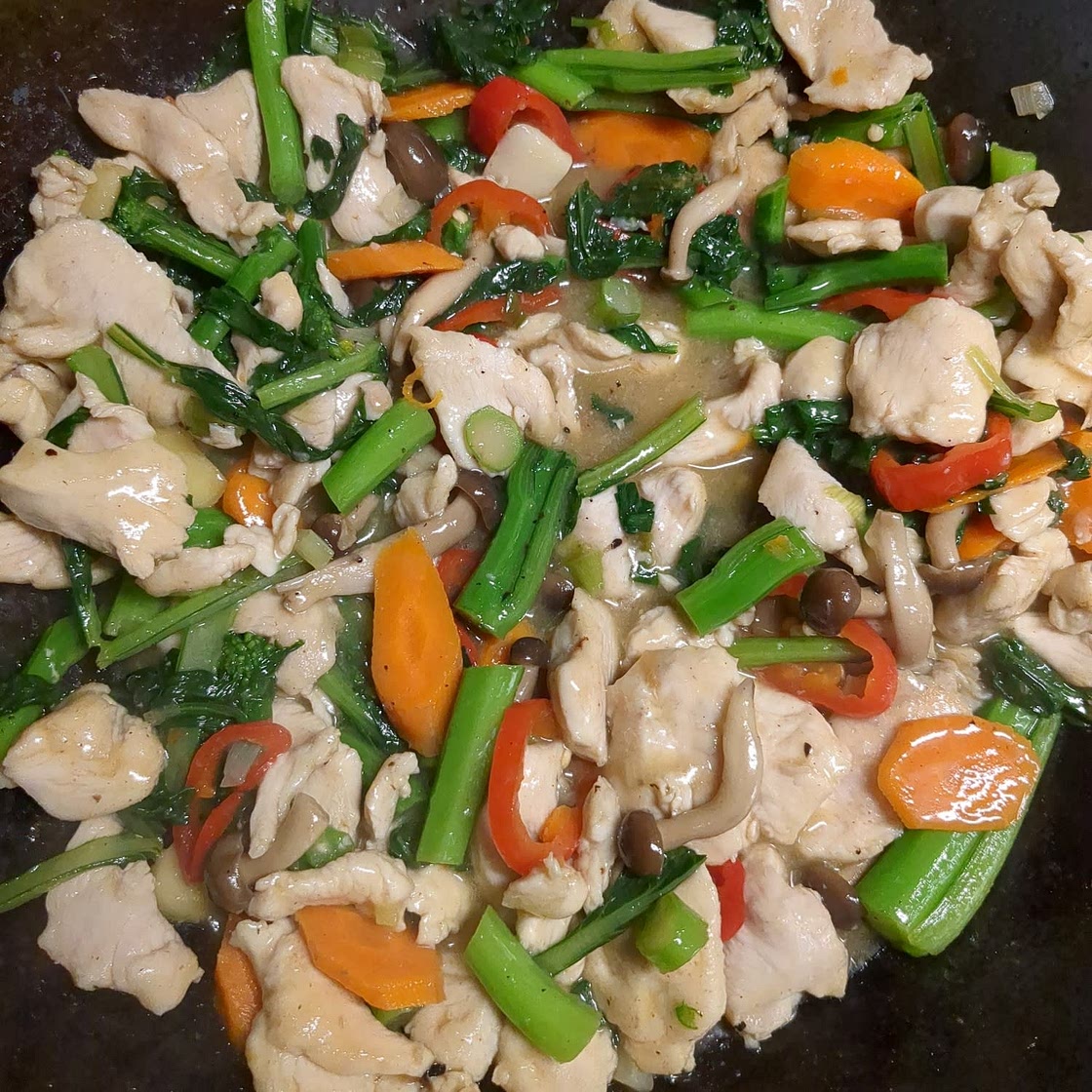 Moo Goo Gai Pan: Mushroom Chicken Stir Fry