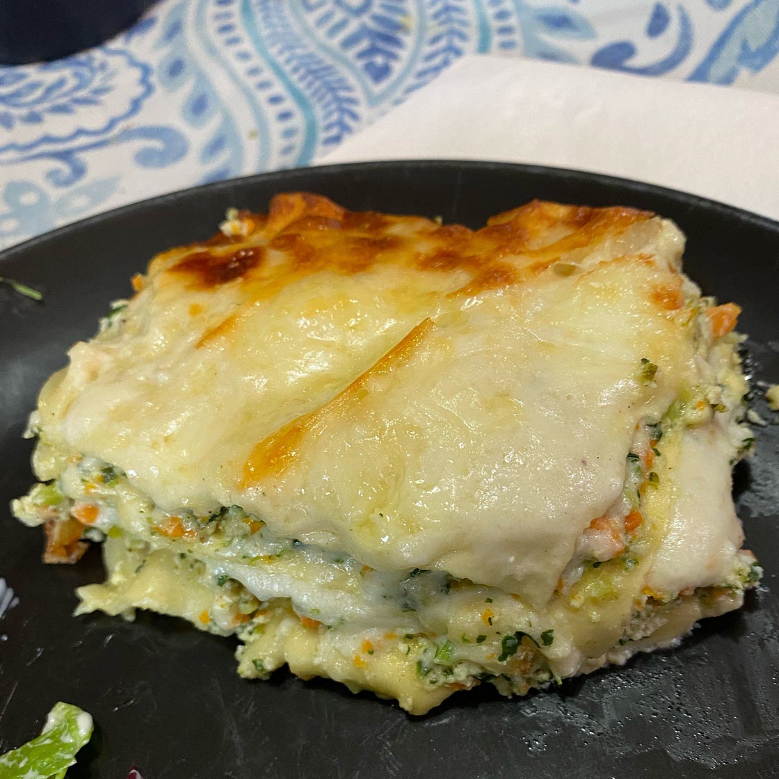 White Spinach Lasagna