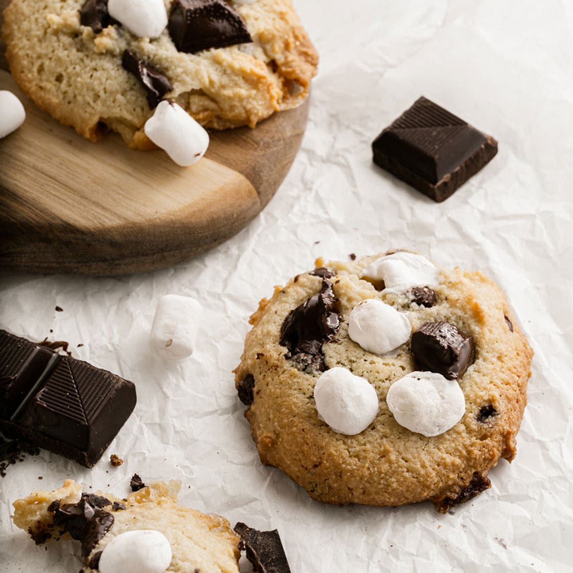 Gluten Free S'mores Cookies