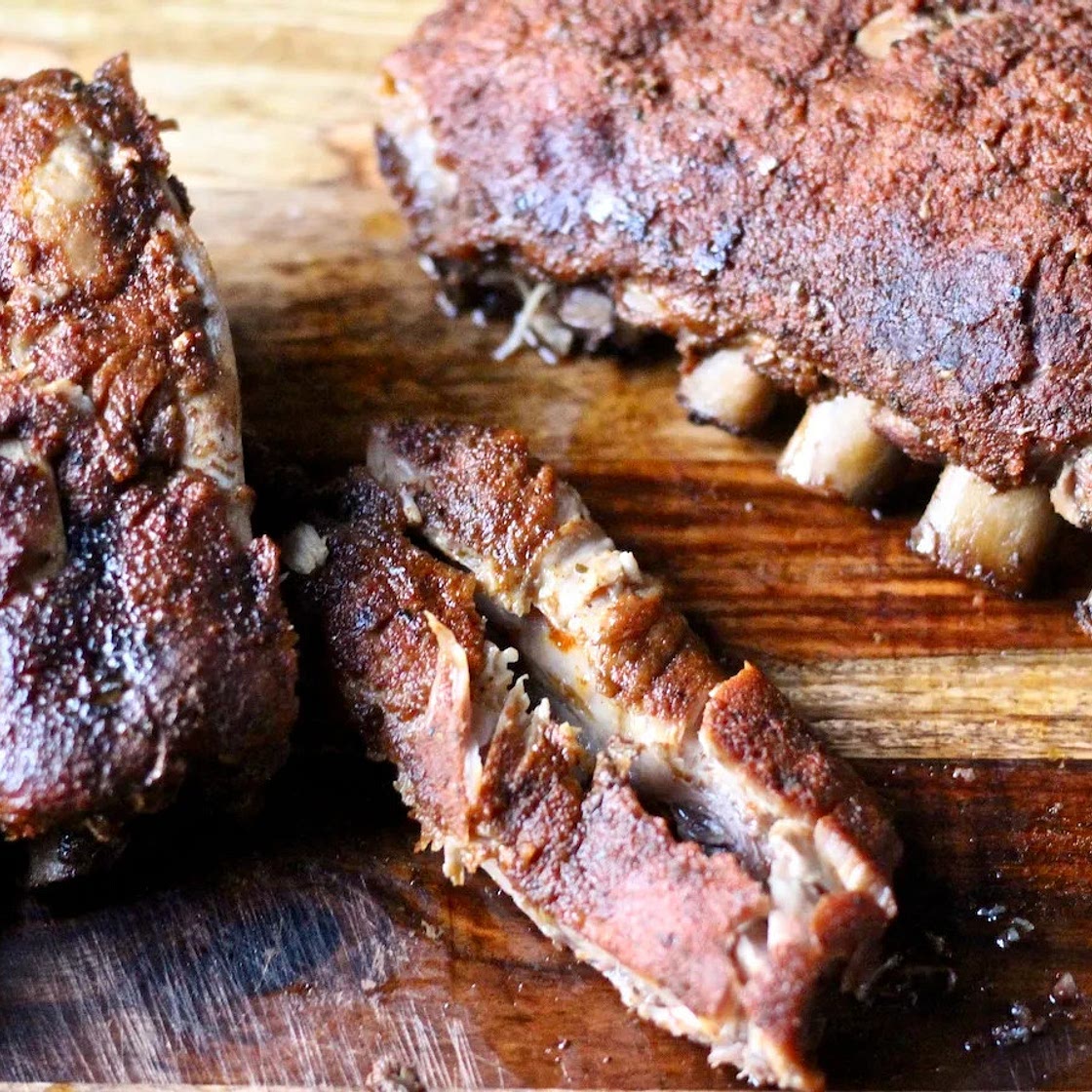 Dry-Rubbed Slow Cooker Ribs