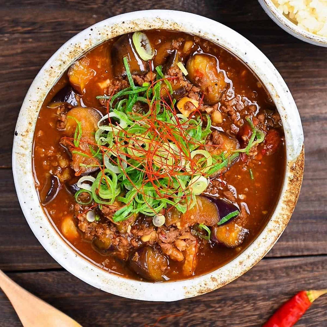 Plant-Based Mabo Nasu (Japanese Mapo Eggplant)