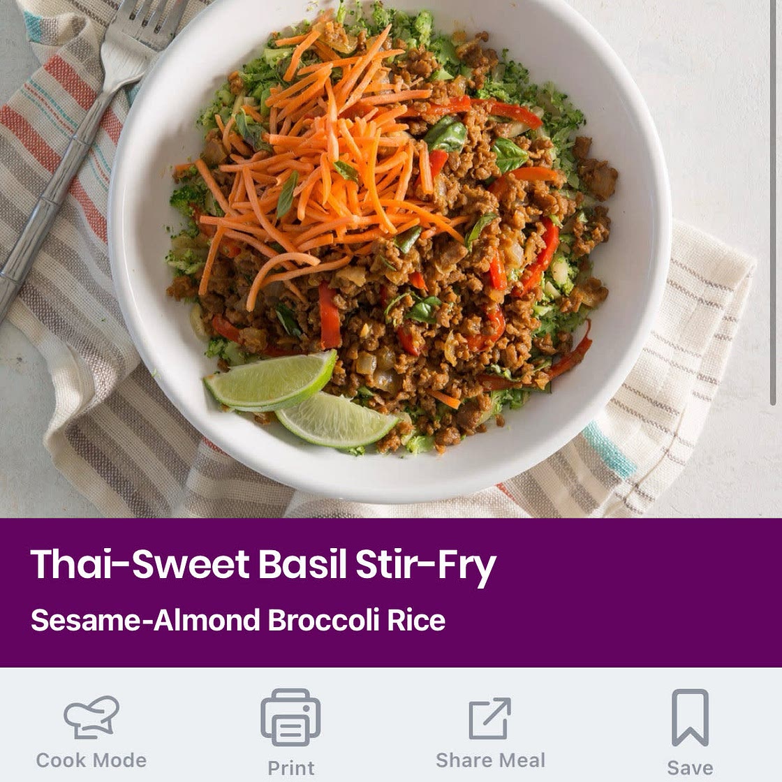 Thai Sweet Basil Stir Fry