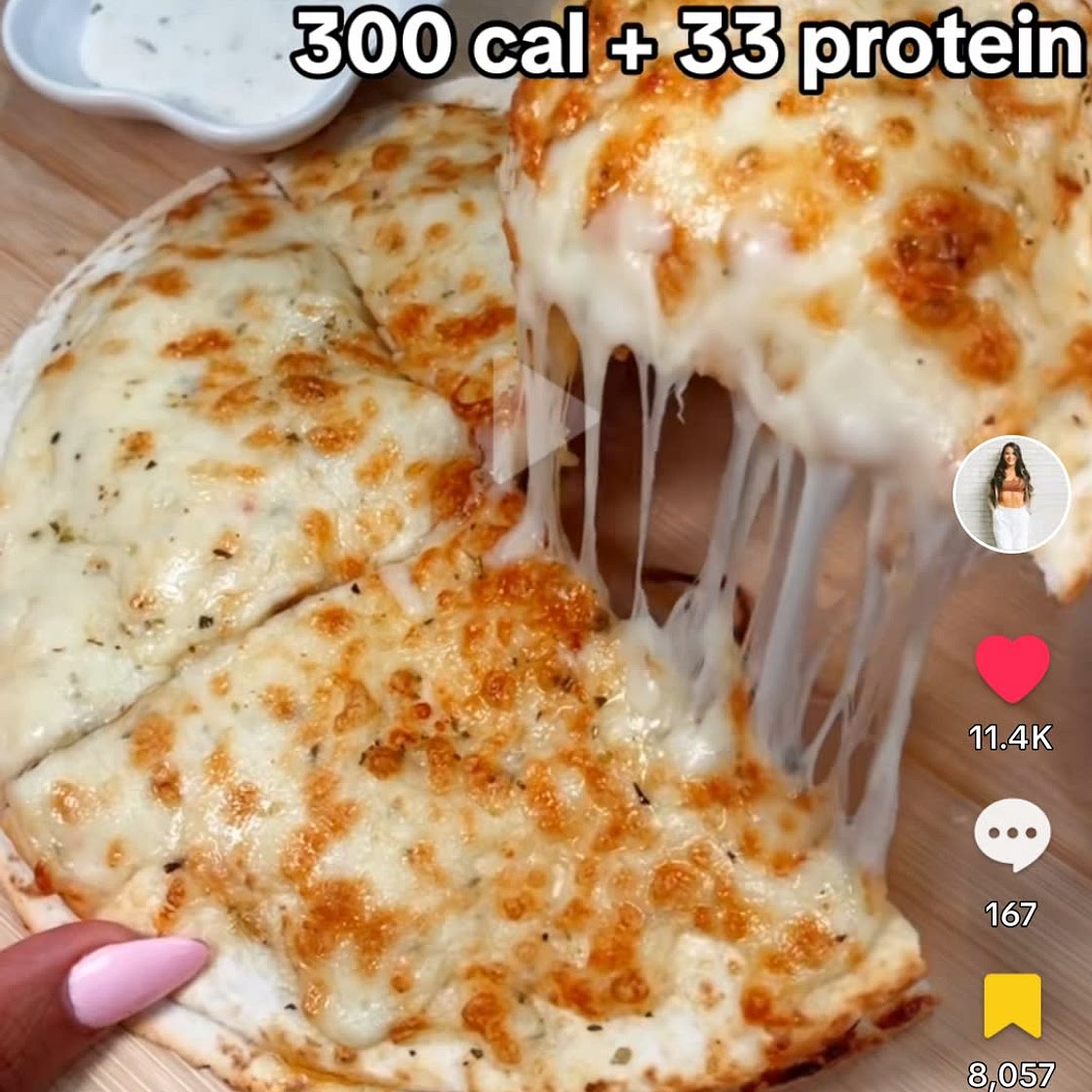 Garlic Parm Stuffed Flatbread