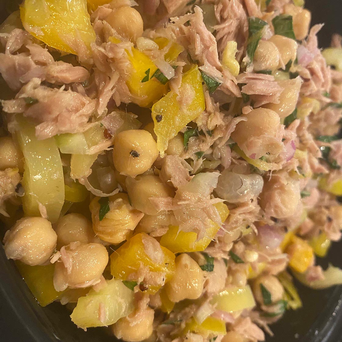 Chickpea Tuna Salad