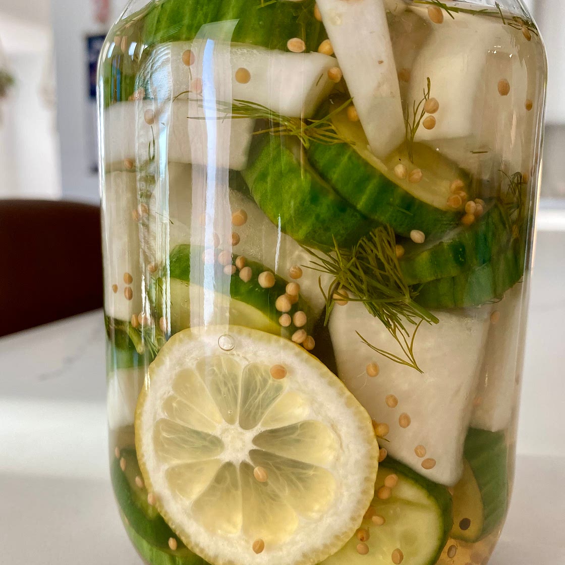 Sweet and Sour Cucumber Pickle