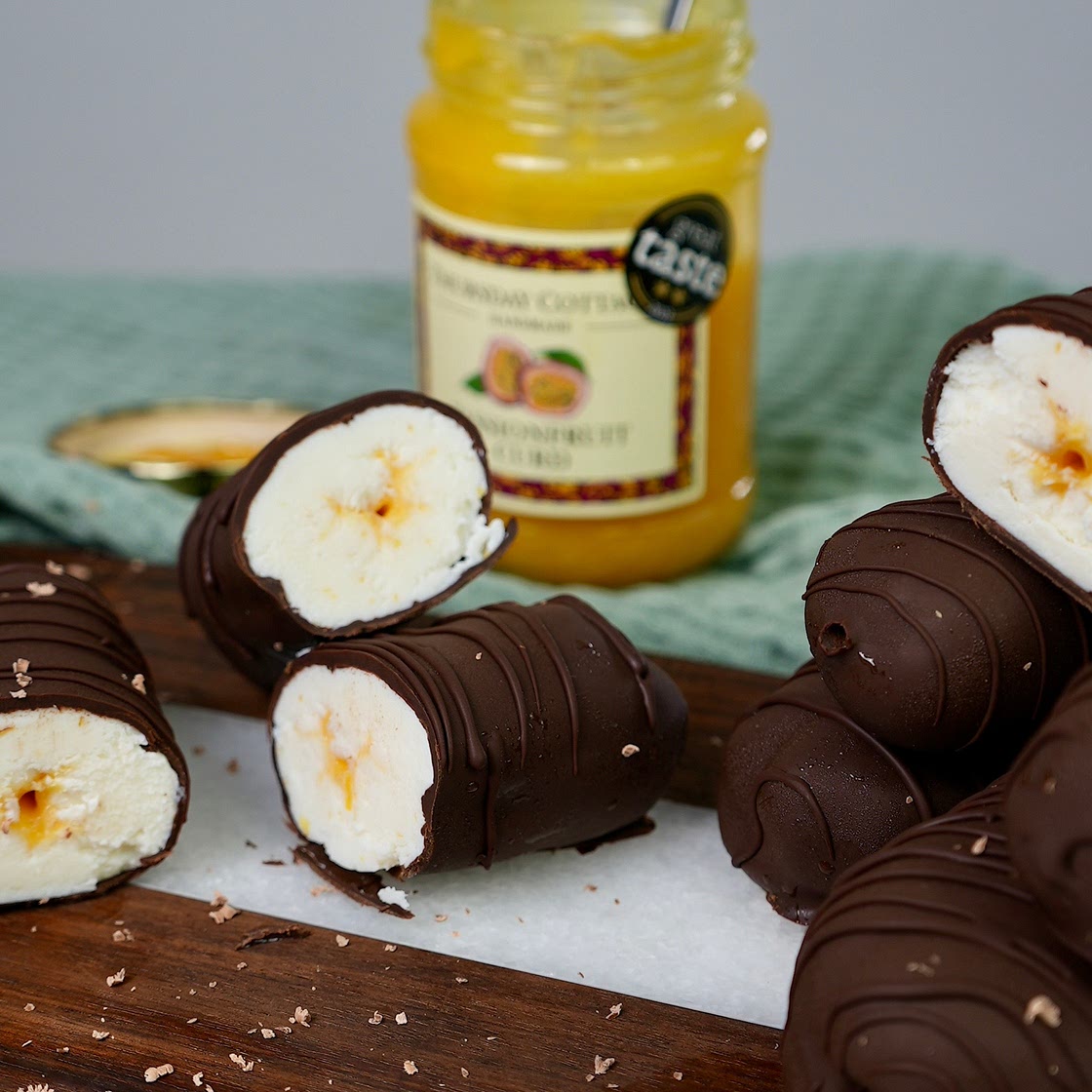 Passion Fruit Ricotta Dessert (Syrok)