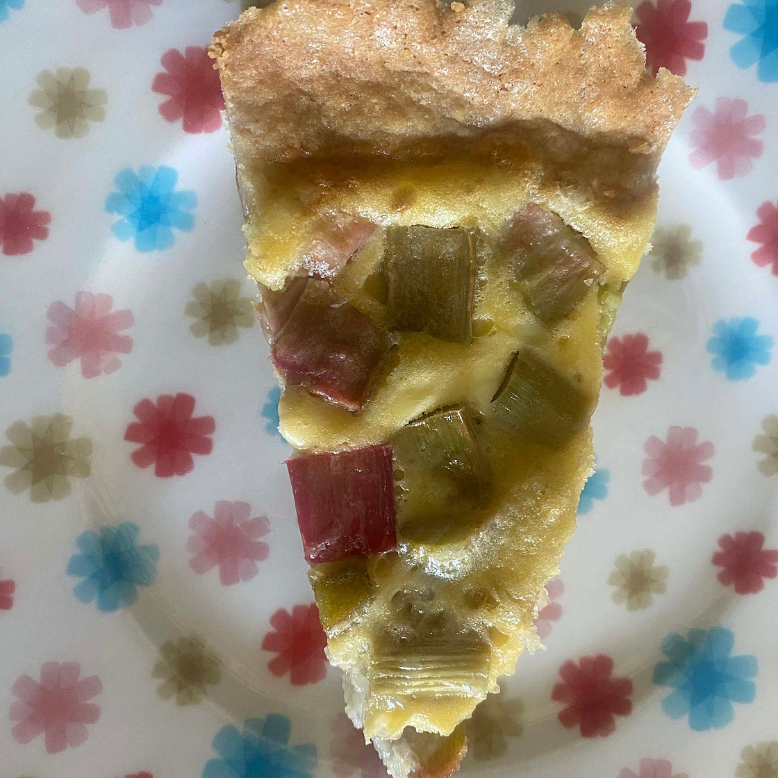Rhubarb tart