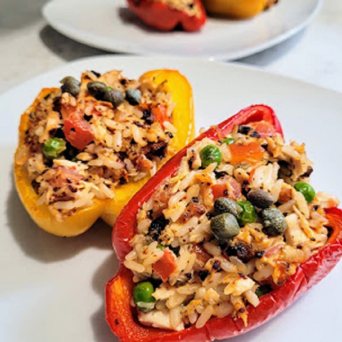 Tuna Stuffed Peppers