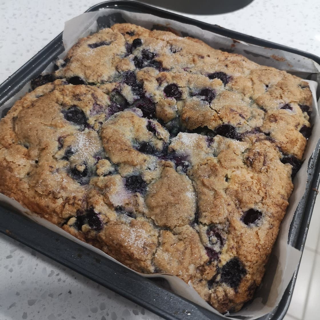 Buttermilk Blueberry Breakfast Cake