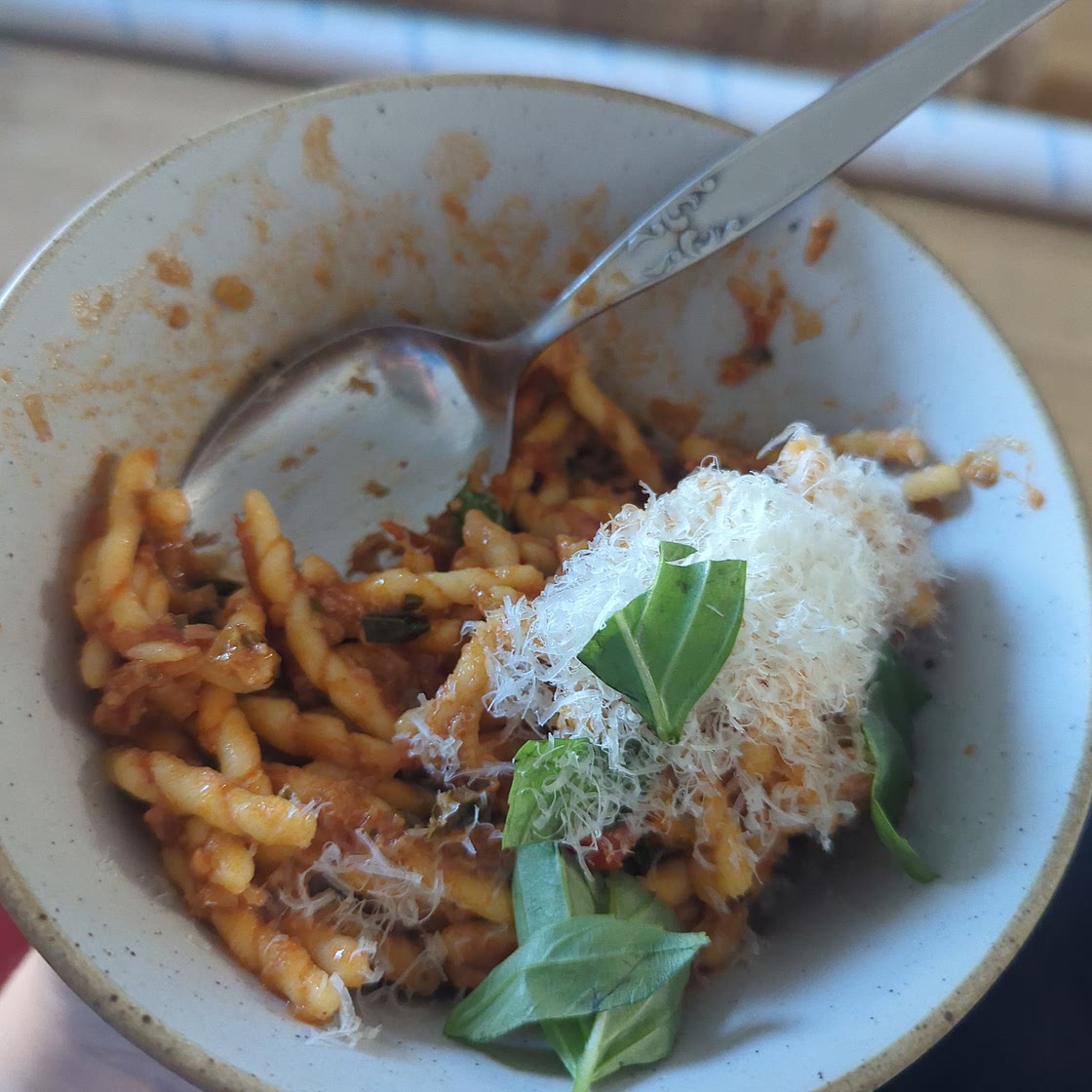 Spicy Harissa Tuna Pasta