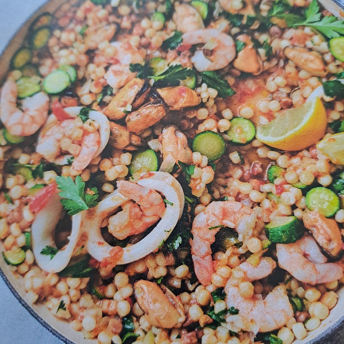 Seafood fregola