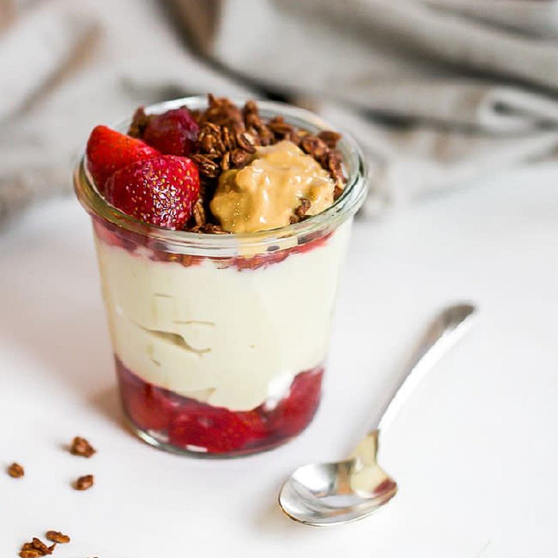 Vanilla Protein Yogurt Parfait