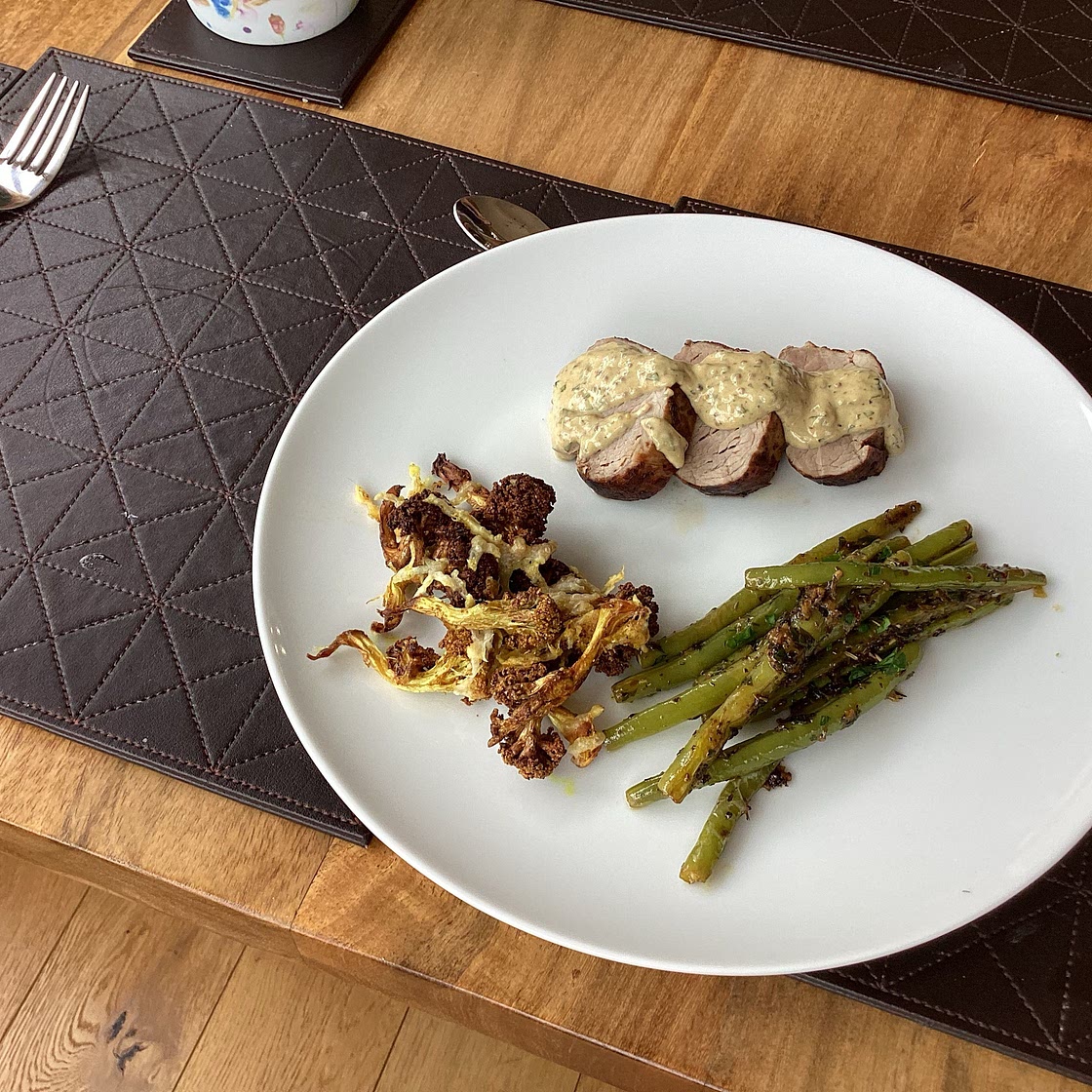 Pork Tenderloin with Creamy Mustard Sauce