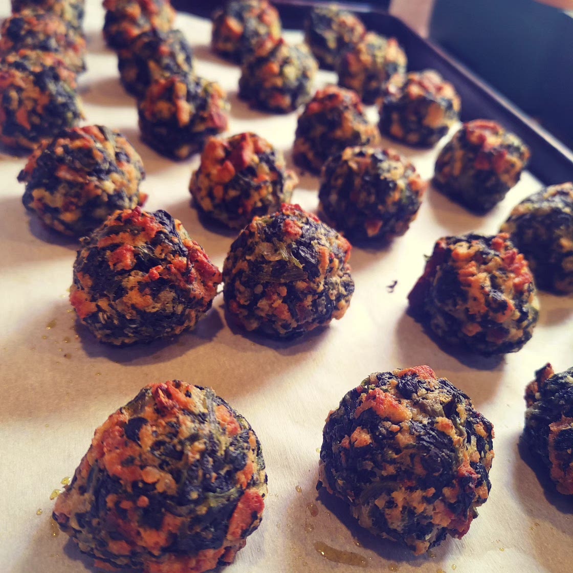 Papa's Parmesan Spinach Balls