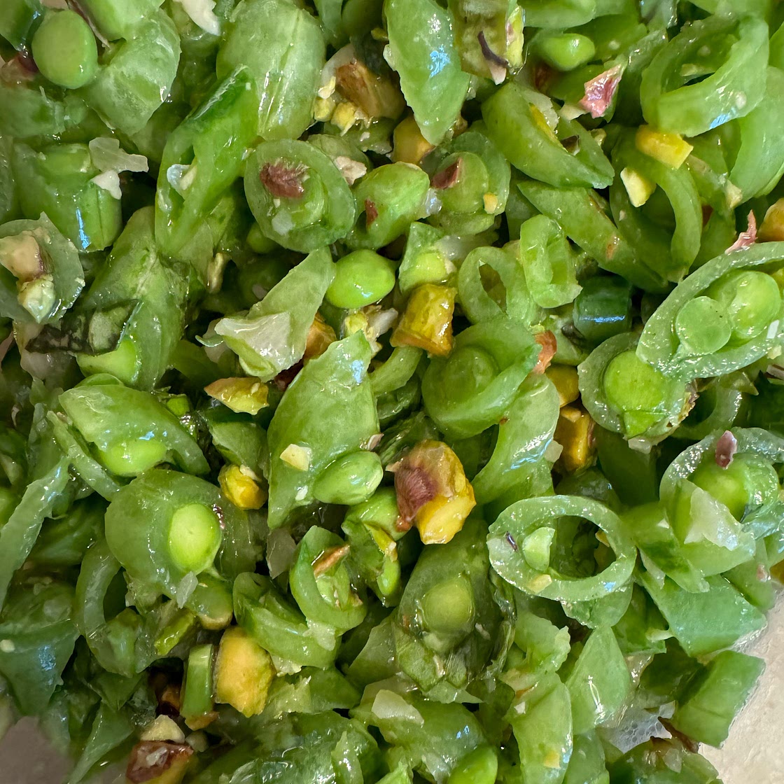 Snap Pea Salad with Zesty Lemon Vinaigrette