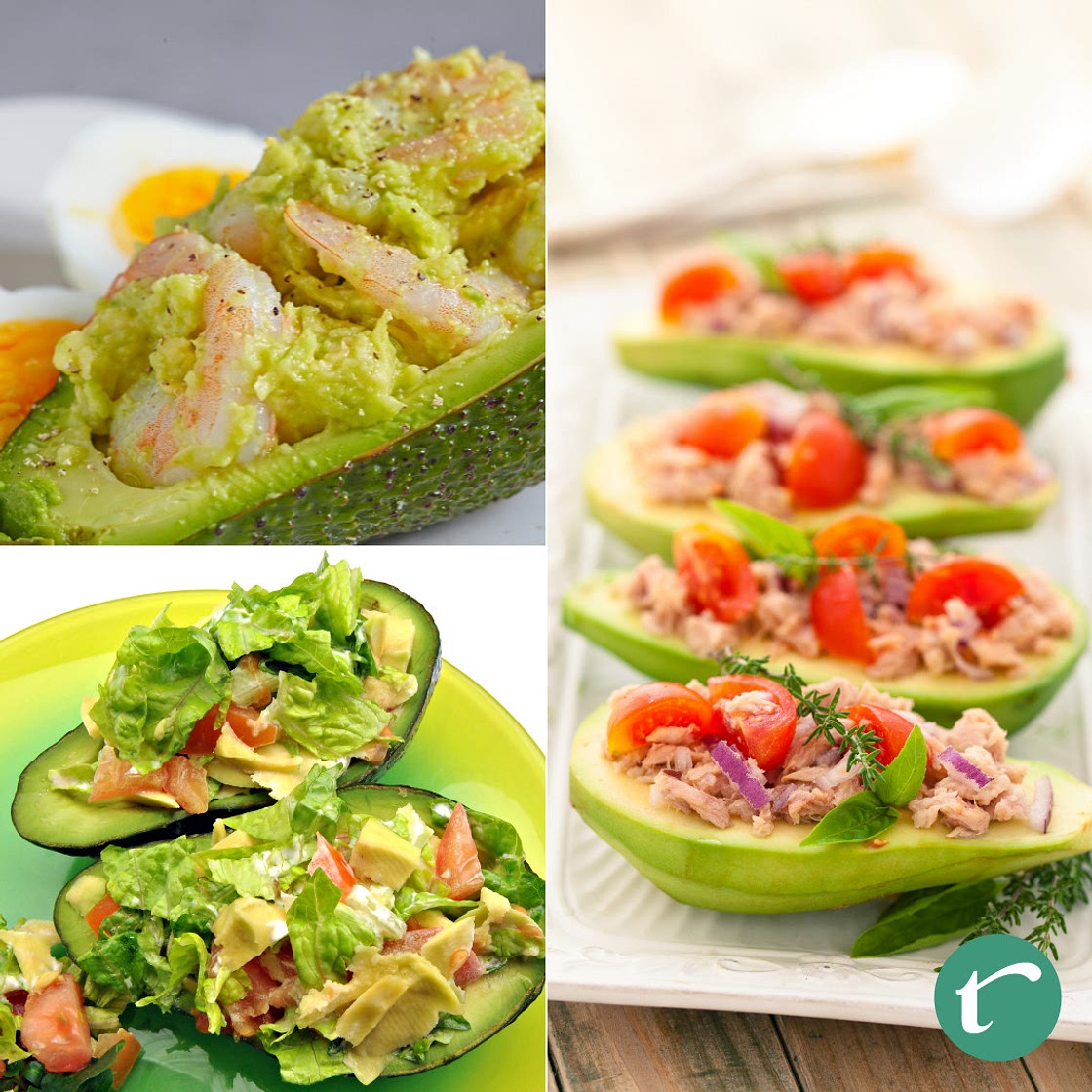Stuffed Avocado Recipes (3 ways)