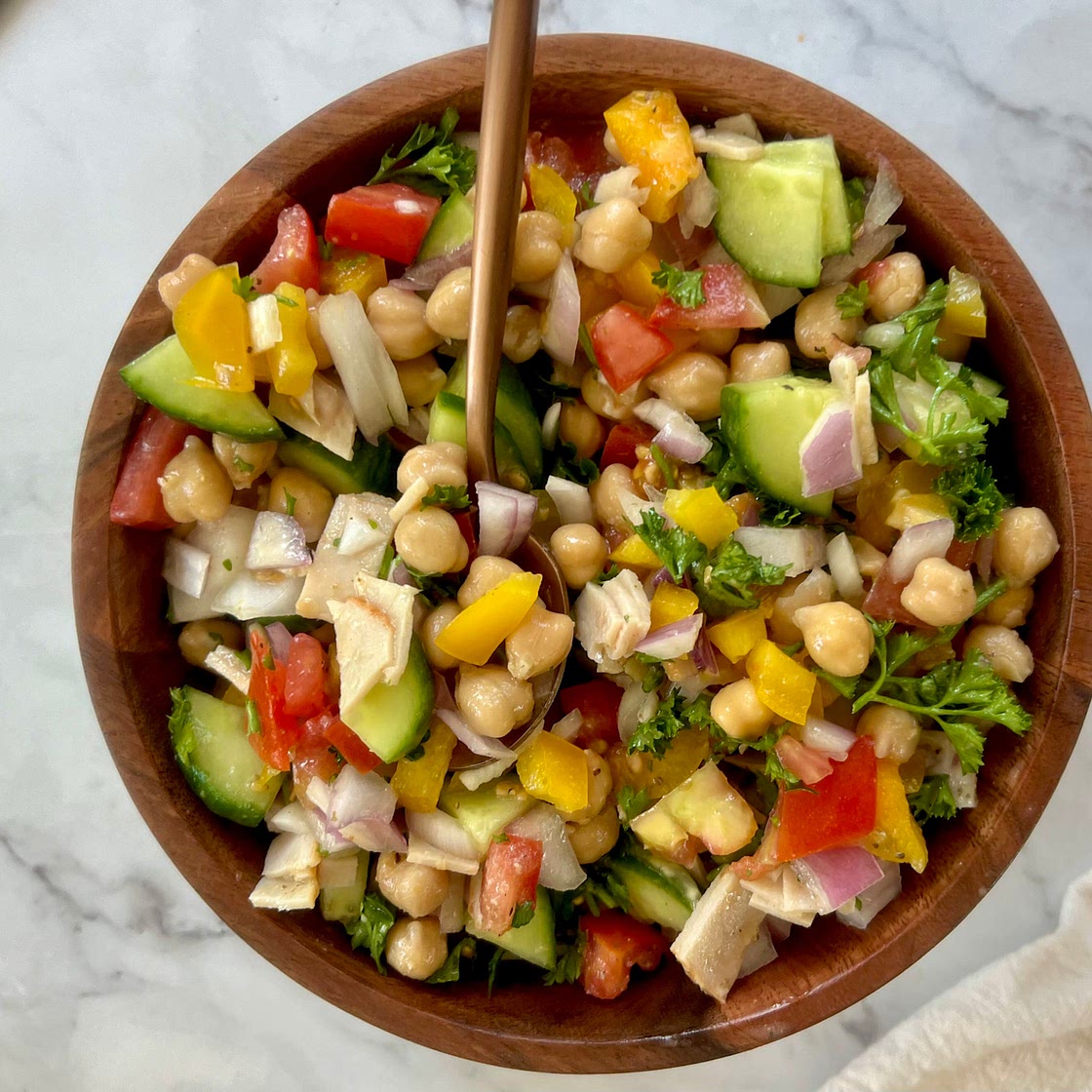 Mediterranean Turkey Salad