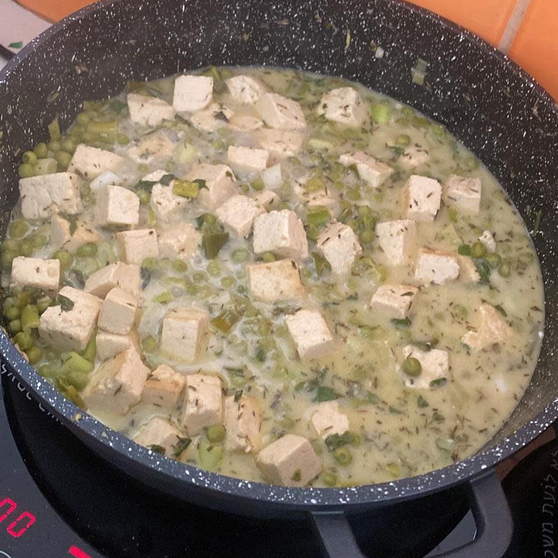 קוביות טופו החרדל ונענע