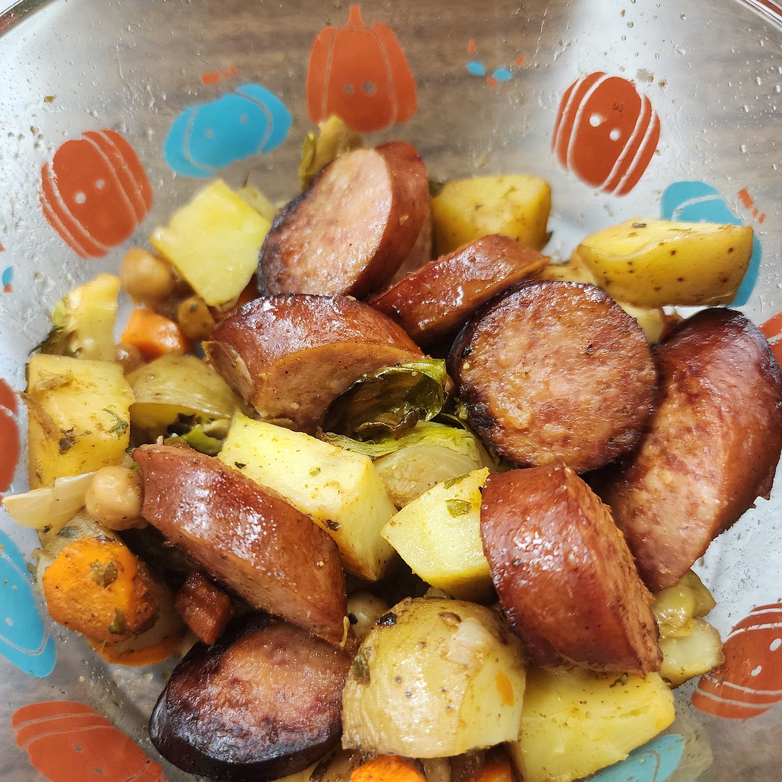 Kielbasa Potato Bake