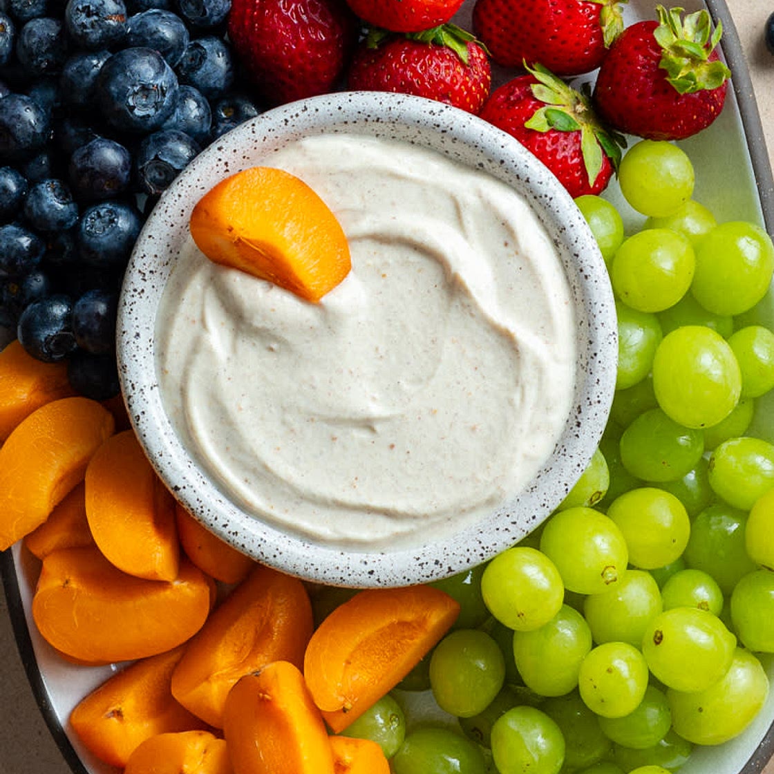 Quick, Easy, & Healthy Greek Yogurt Fruit Dip