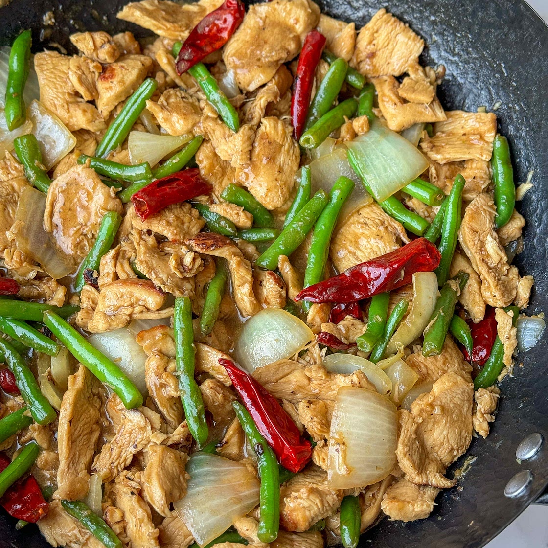 Chicken and Green Bean Stir Fry 
