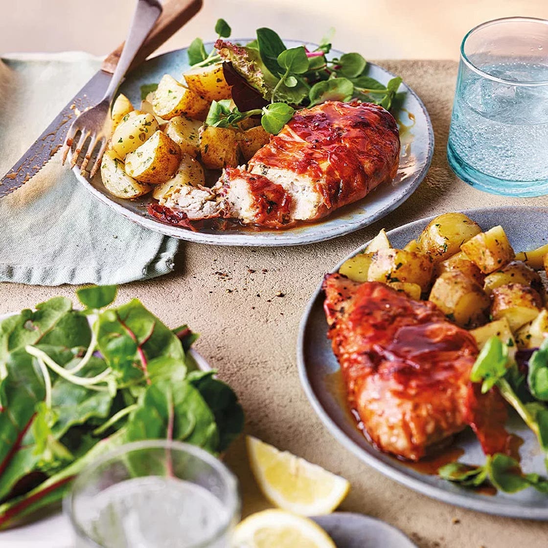 Prosciutto-wrapped Chicken