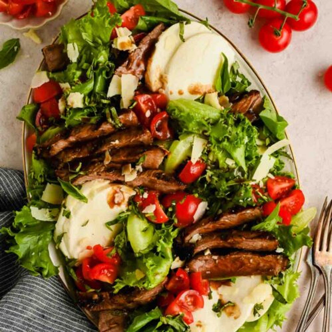 Caprese Steak Salad