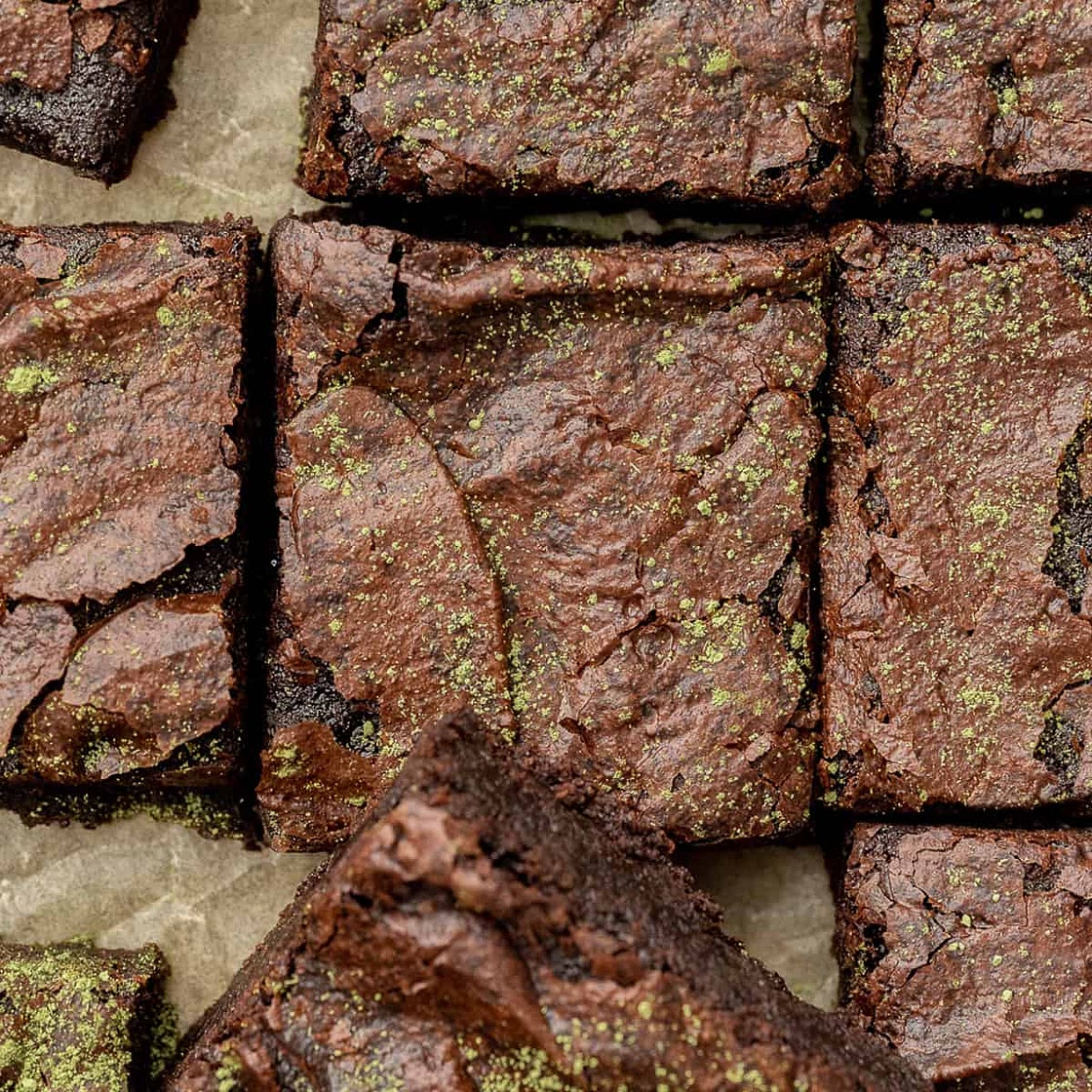 Vegan Matcha Brownies