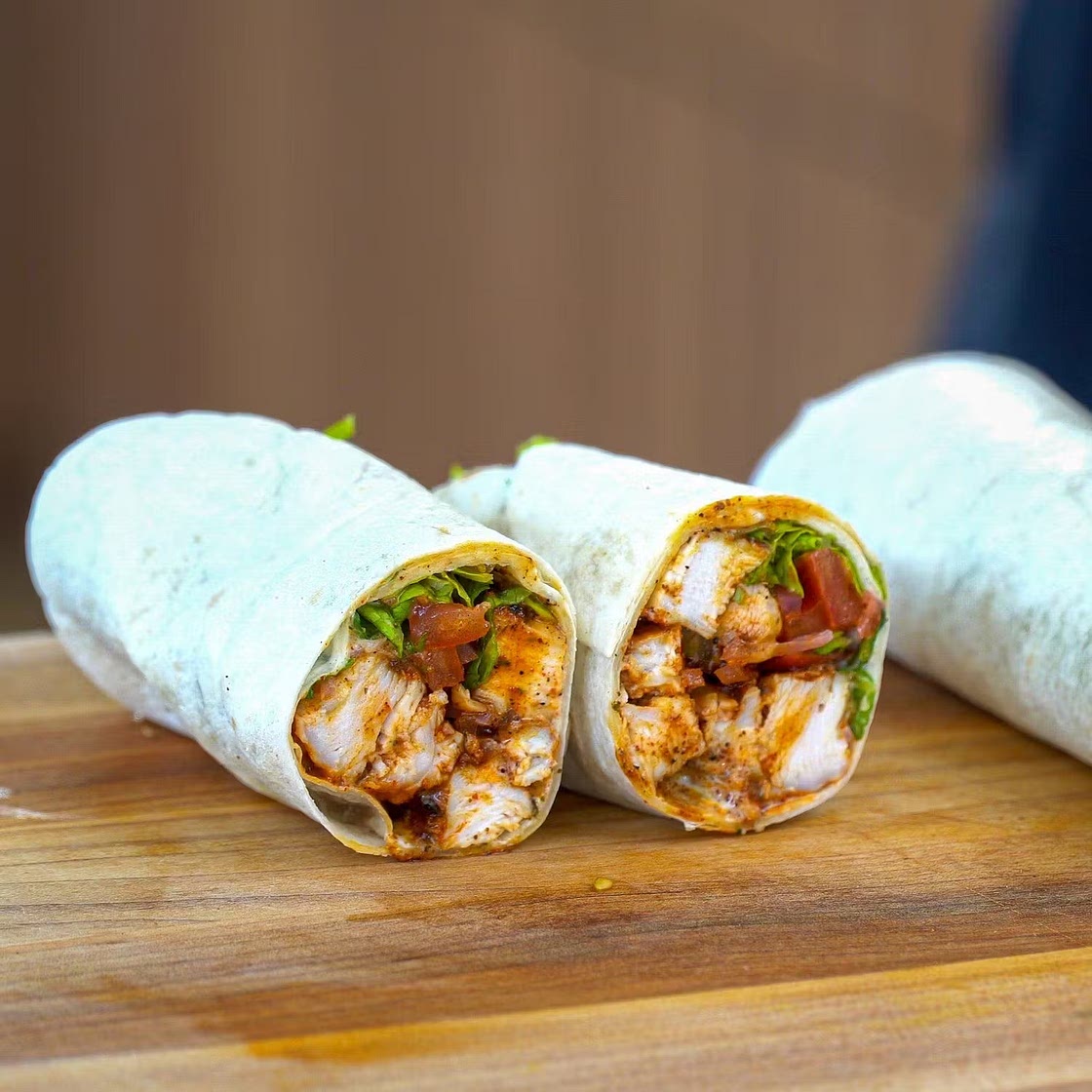 Easy chicken wrap