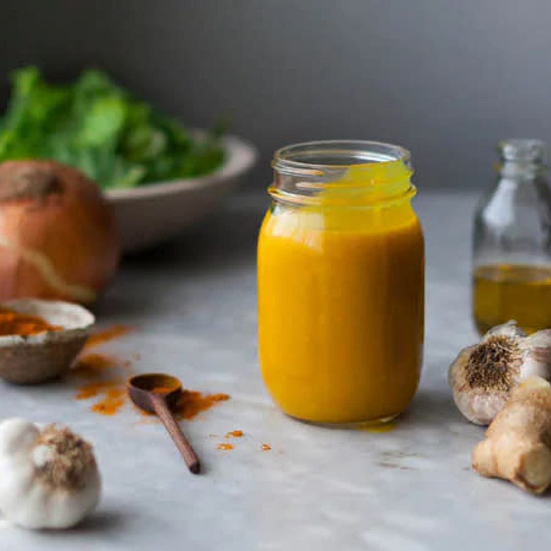 Ginger Garlic Salad Dressing