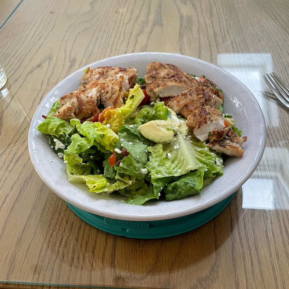 Mediterranean Grilled Chicken Salad
