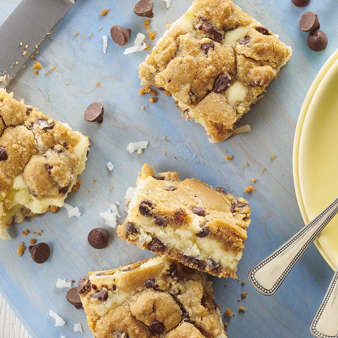 Chocolate Chip Cheesecake Bars