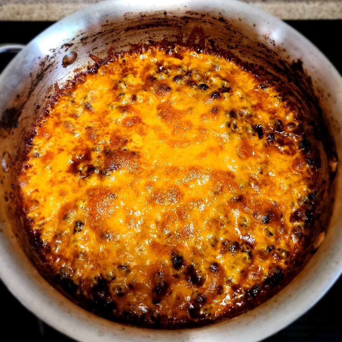 Cheesy, Spicy Black Bean Bake