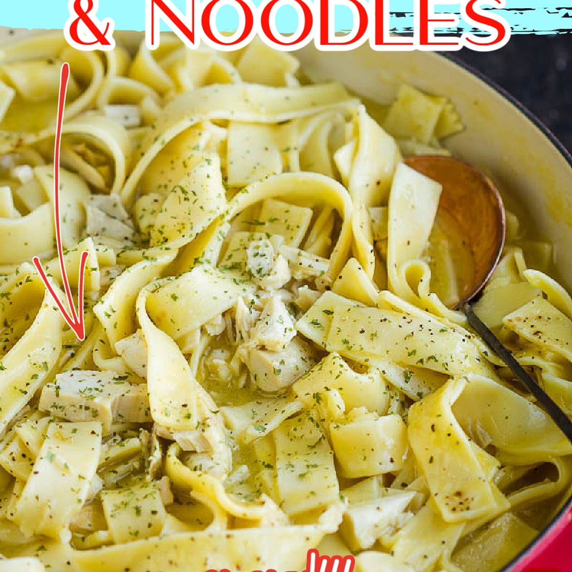 EASY STOVETOP CHICKEN NOODLE SOUP