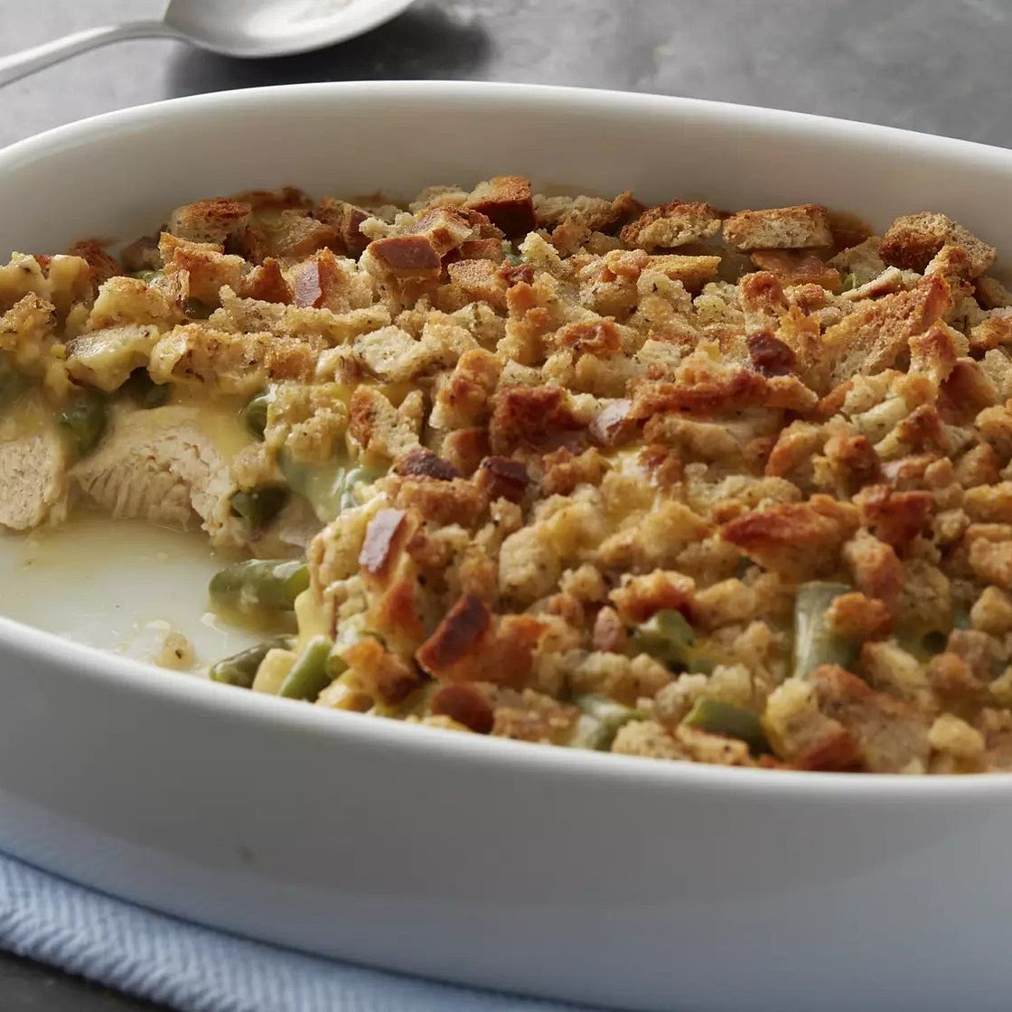Green Bean and Chicken Casserole
