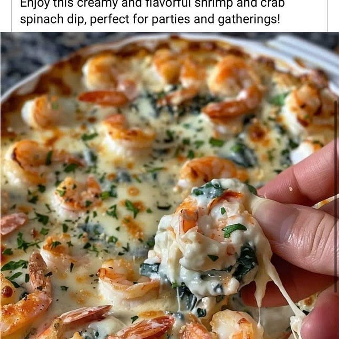 Shrimp and Crab Spinach Dip
