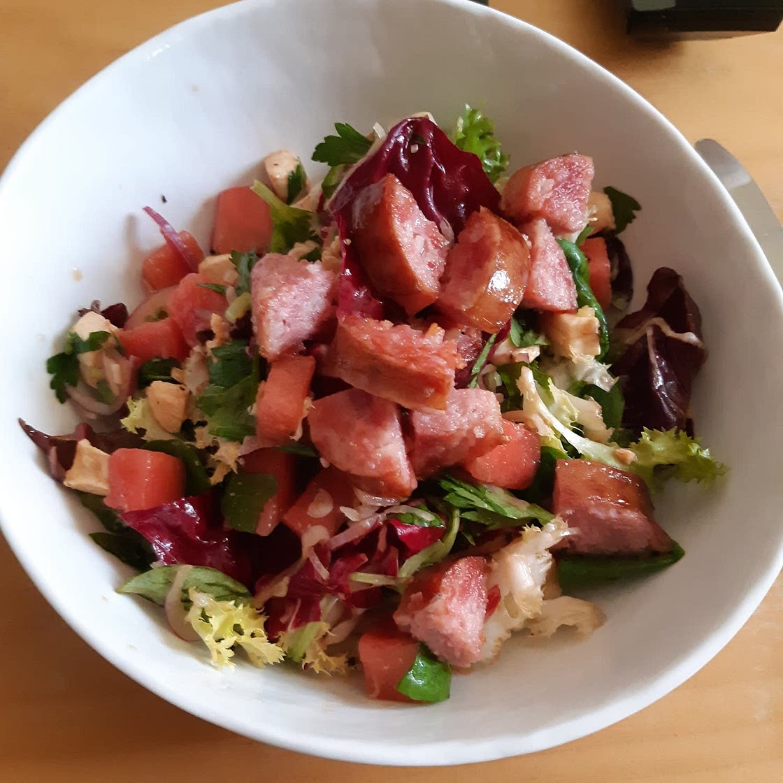 Mesclun aux baies de cassis