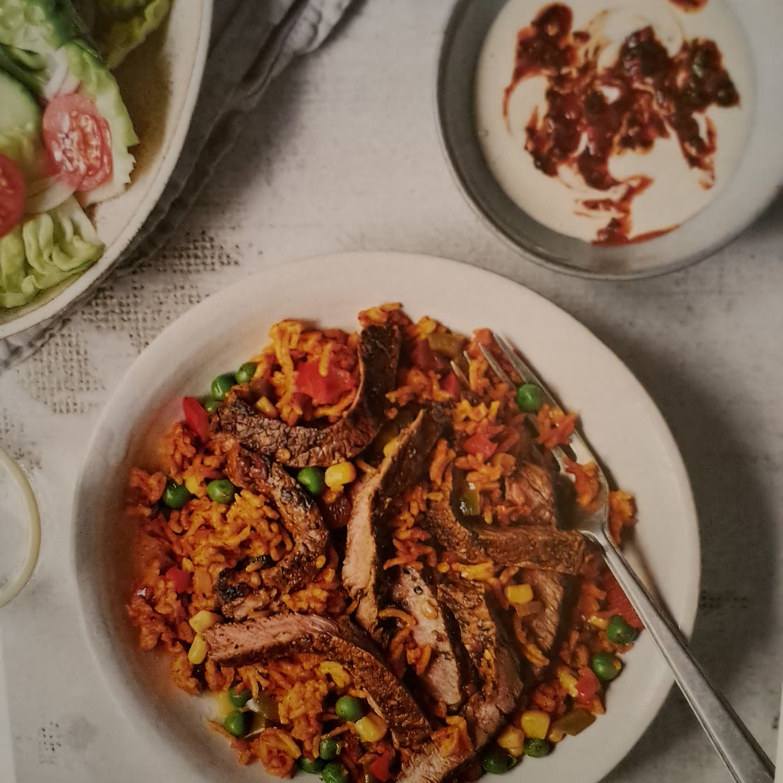 Peri Peri Steak with Rice SE AF P100
