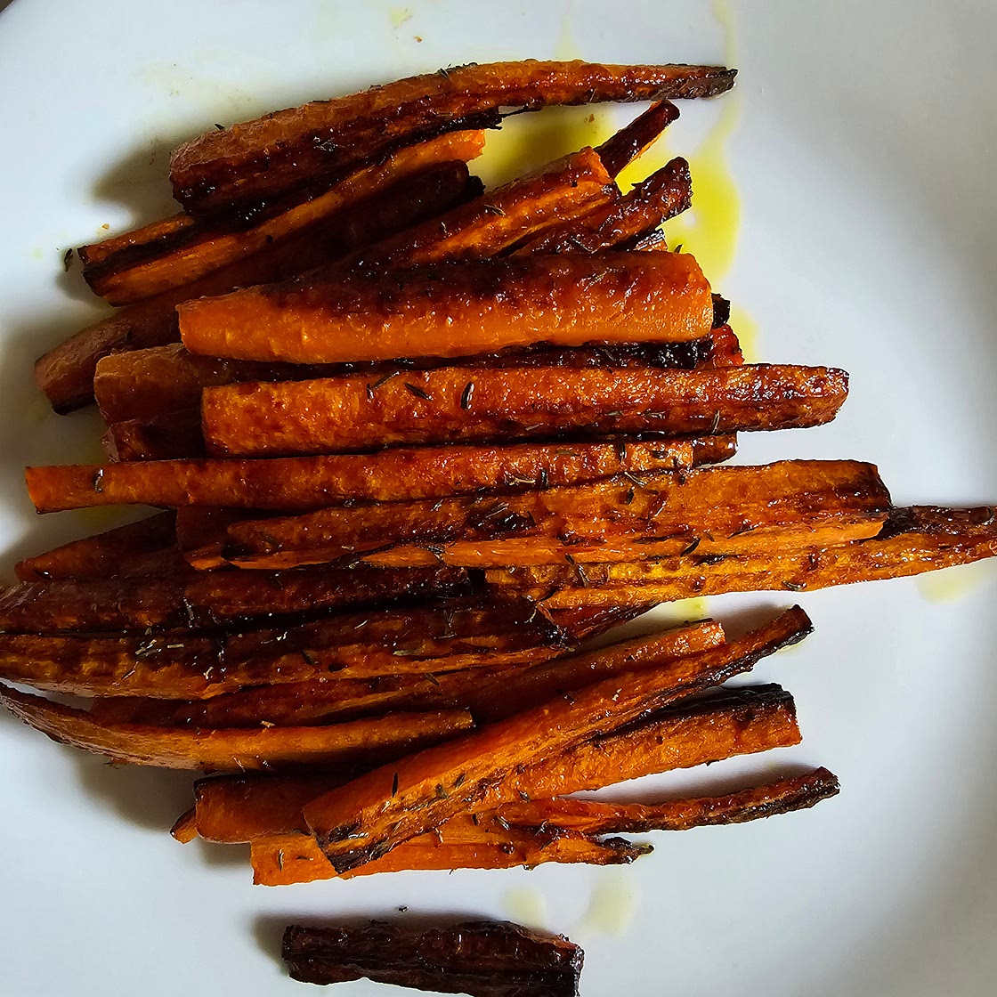 Stovetop "Roasted" Carrots