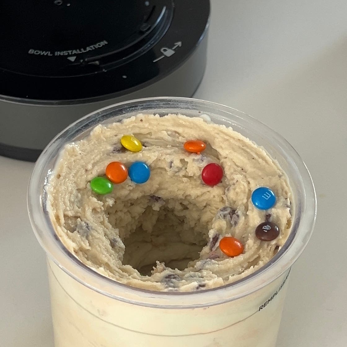 High protein M&M McFurry