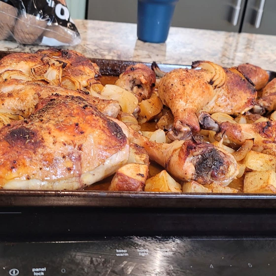 Sheet-Pan Lemon Butter Chicken Thighs