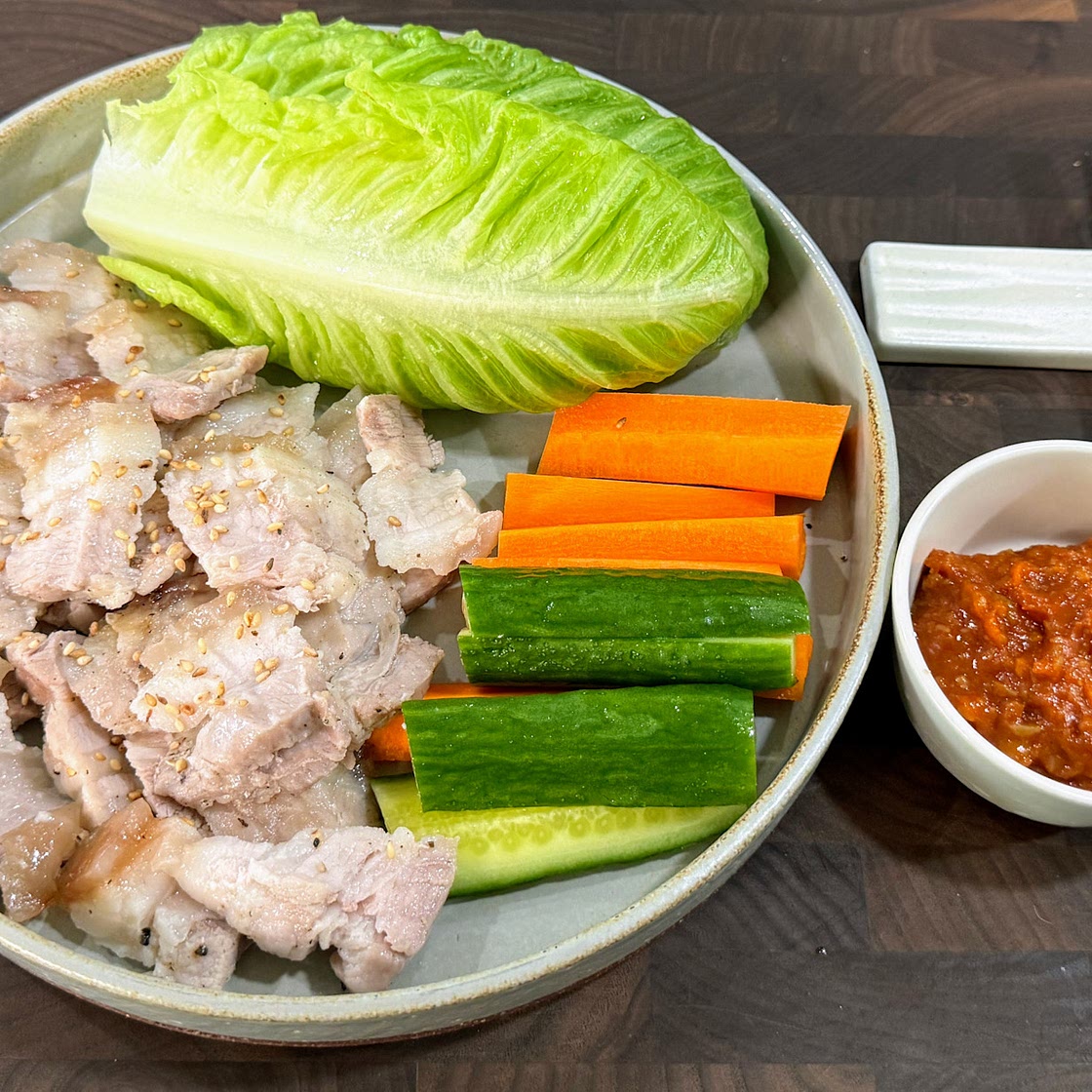 Easy and Quick Microwave Korean Pork Belly Slices Recipe In 10 Minutes