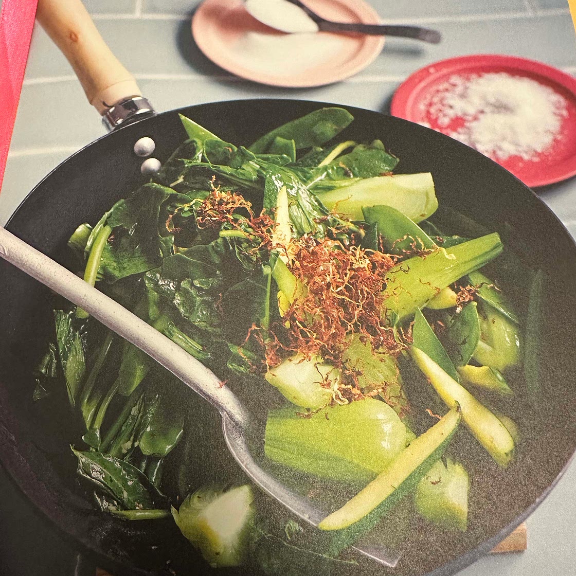 Lau’s vegetables with fresh ginger